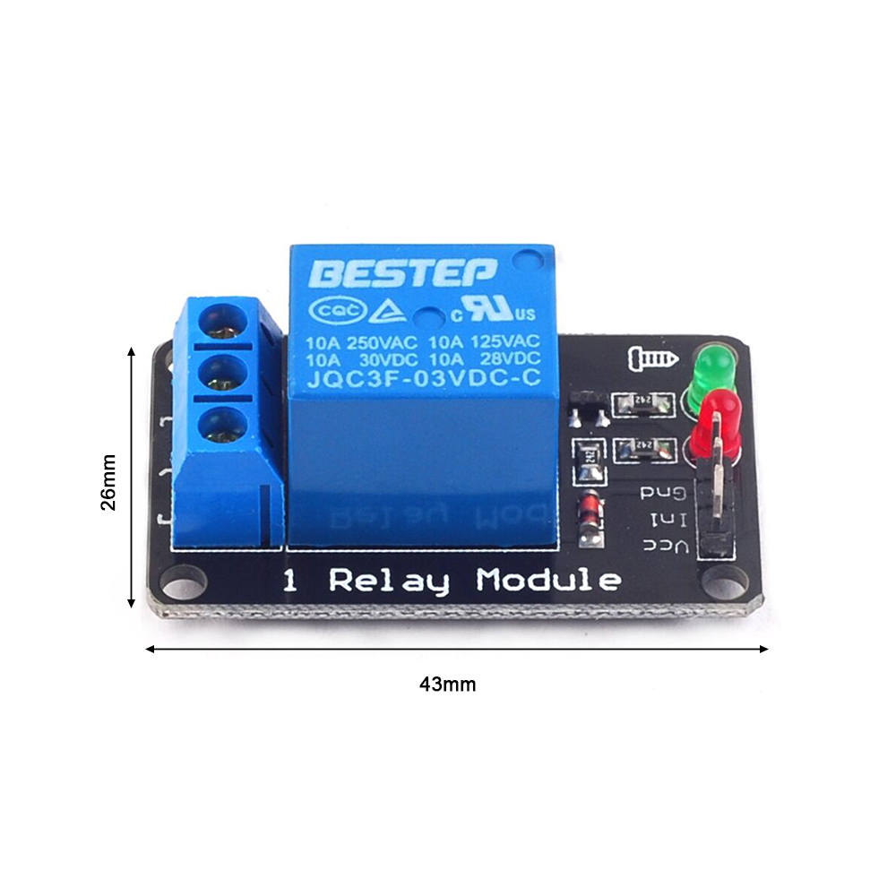 低レベルトリガー発光リレーモジュール 3V 3.3V 1/2 - Relay Module 4 Channel のレビューと価格