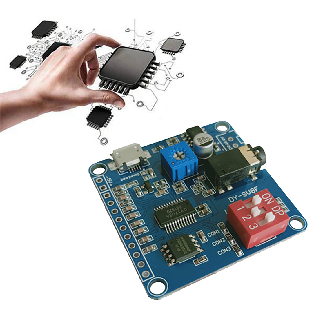 ABZZ-DY-SV8F 音声再生モジュール MP3 プレー - Sd Card Module のレビューと価格