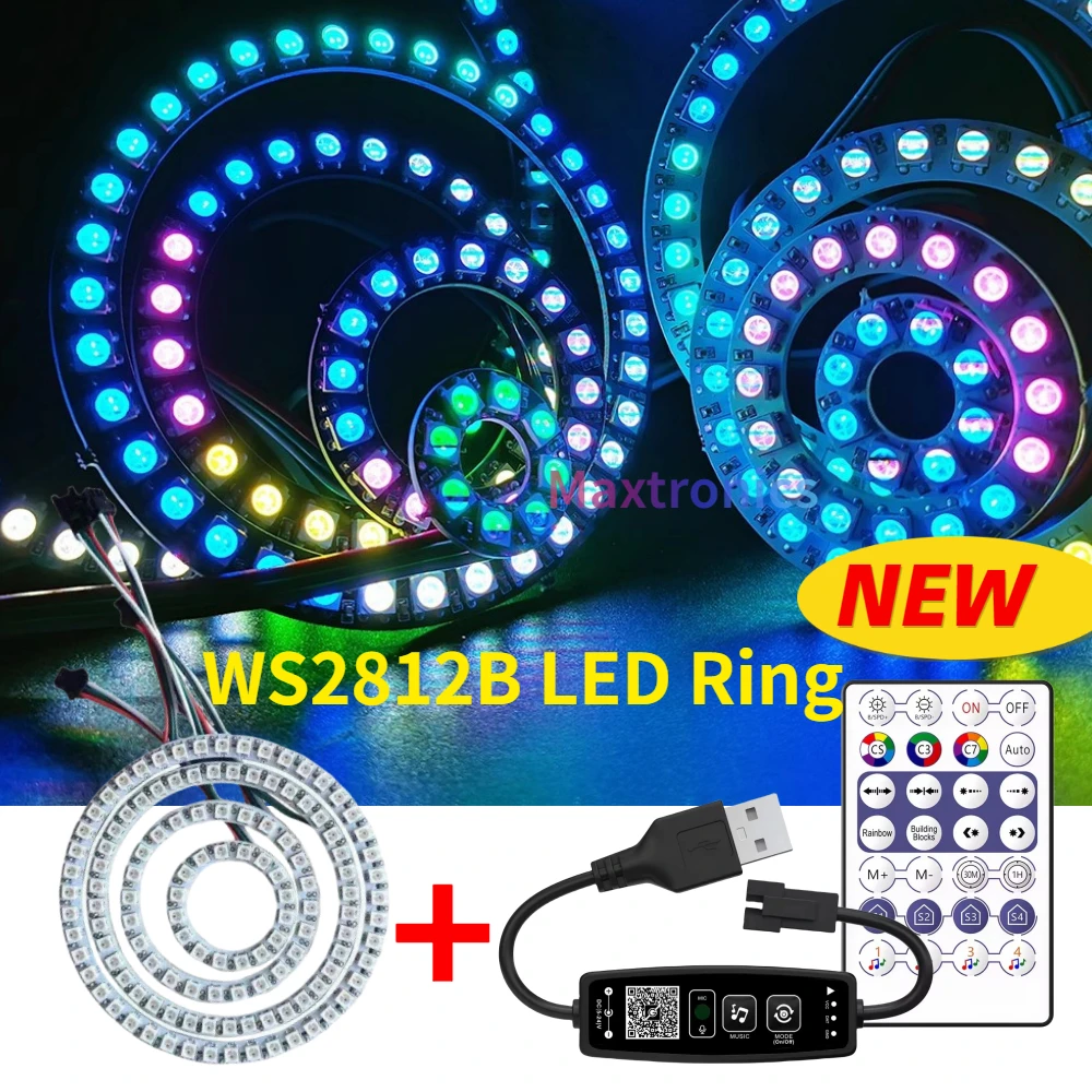 WS2812B RGB LED リングキット個別にアドレス指 - Ws2812B のレビューと価格